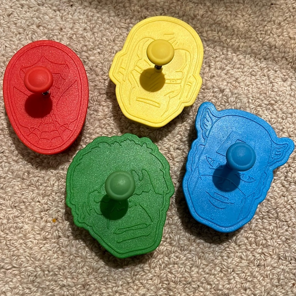 Marvel Comic cookie cutters set of 4